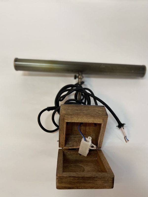 Lámpara - Base de madera tallada - Imagen 6