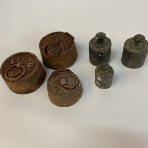 Pesas de metal
